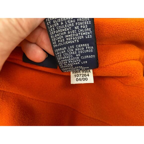 VINTAGE Y2K Tommy Hilfiger Jacket Vest Mens XL Nylon Quilted Spellout Hiking - Picture 11 of 12